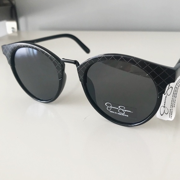 Jessica Simpson Accessories - Round Black High Bridge Jessica Simpson Sunglasses